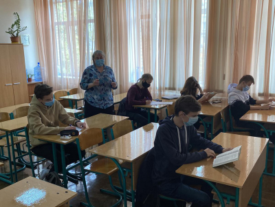 Практичне заняття в секції української літератури