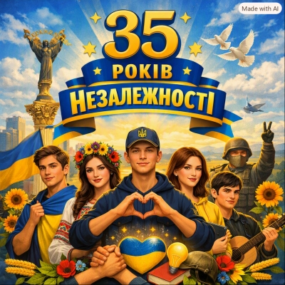 35 років Незалежності очима молоді: цінності, що об’єднують