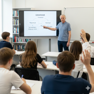 Майстер-клас «Граматика та її предмет» у секції англійської мови