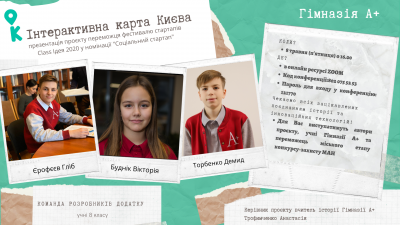 Презентація проєкту "Інтерактивна карта Києва"