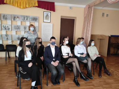 Зустріч учнів-членів секції іспанської мови з представниками Асоціації іспаністів України до Всесвітнього дня книги