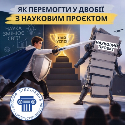 Як перемогти у двобії з науковим проєктом