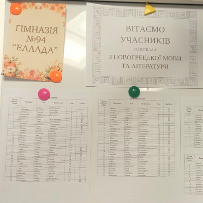 Олімпіада з новогрецької мови: старт інтелектуальних змагань юних елліністів