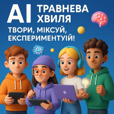 ШІ, Травнева Хвиля: «Твори, міксуй, експериментуй!»
