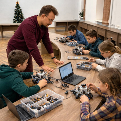 Розумне місто: Автономні робокари та Смарт-Світлофори