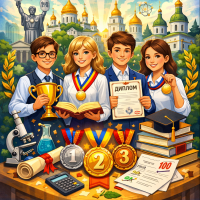 Топ-кращих київських закладів освіти за результатами міського етапу предметних олімпіад